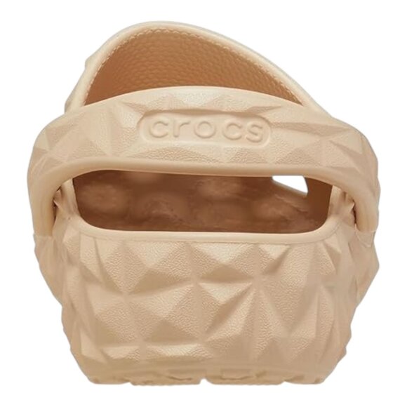 Crocs Women's Adult Classic Geometric Brown Tan Clog Size 7/9 NEW - Picture 4 of 6